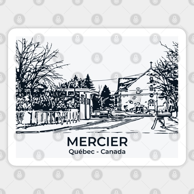 Mercier - Québec Magnet by Lakeric